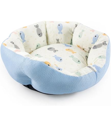 Amazon | JEMAジェマ 猫 ベッド 春夏用 犬 ペットベッド クッション